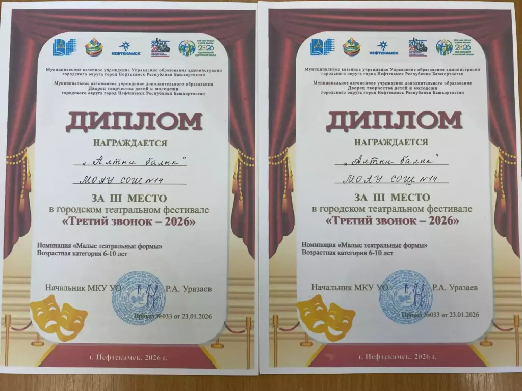 Школьный театр «Алтын балык»