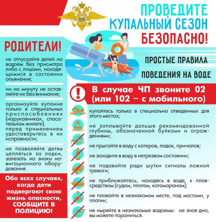 Меры безопасности при купании в водоемах